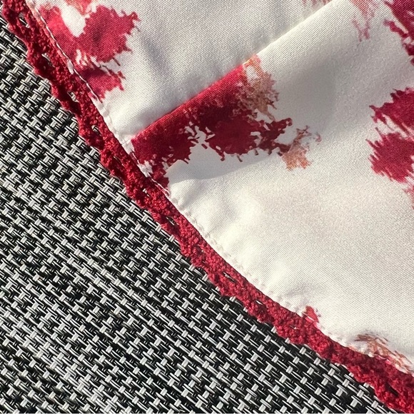 Rihoas Peppi Top Maroon/Cream Size Small Great Condition - Picture 12 of 12